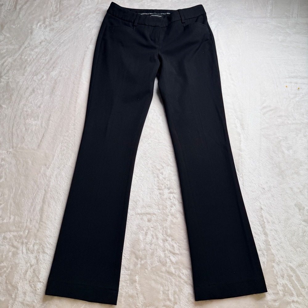Express Design Studio Black Dress Pants Size 0 Bootcut Stretch Trousers y2k